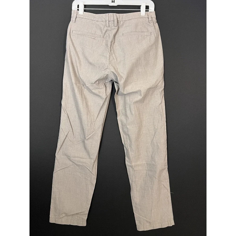 Armani Exchange A|X Men's 29 Short Gray Vertical‎ Pinstripe Chino Pants